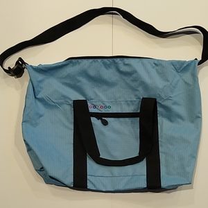 Jworld Polyester Satchel Travel Tote Back L, Blue